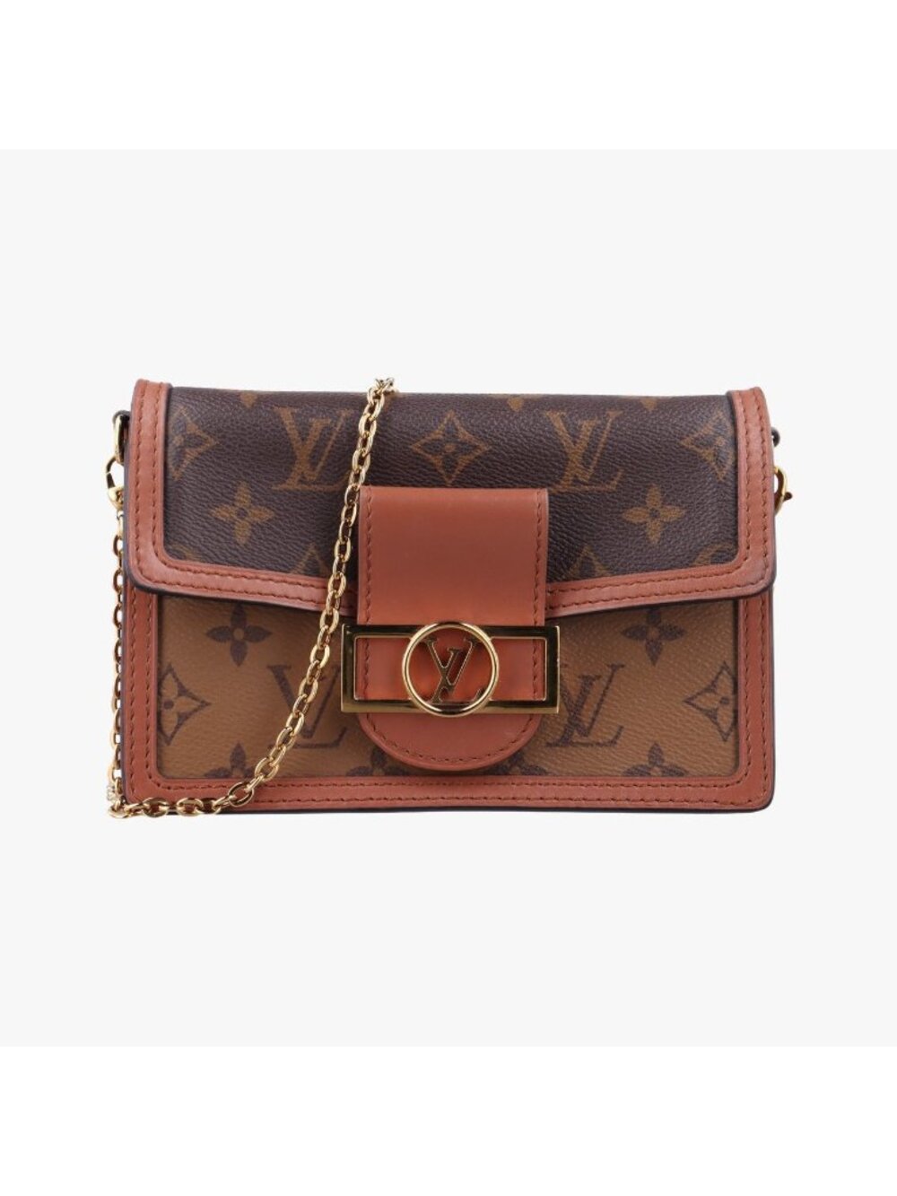 Louis Vuitton Portefeuille Dauphine Monogram Brown Reverse Wallet